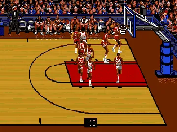 NBA Playoffs - Bulls vs Blazers (Japan) screen shot game playing